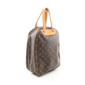 Louis Vuitton Excursion Monogram Handbag Canvas Leather Brown